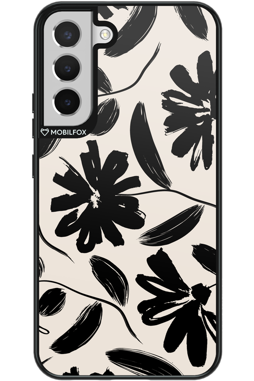 Monochrome Flowerss 2.0 - Samsung Galaxy S22+