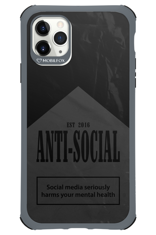 ANTI-SOCIAL (BLVCK) 2.0 - Apple iPhone 11 Pro Max