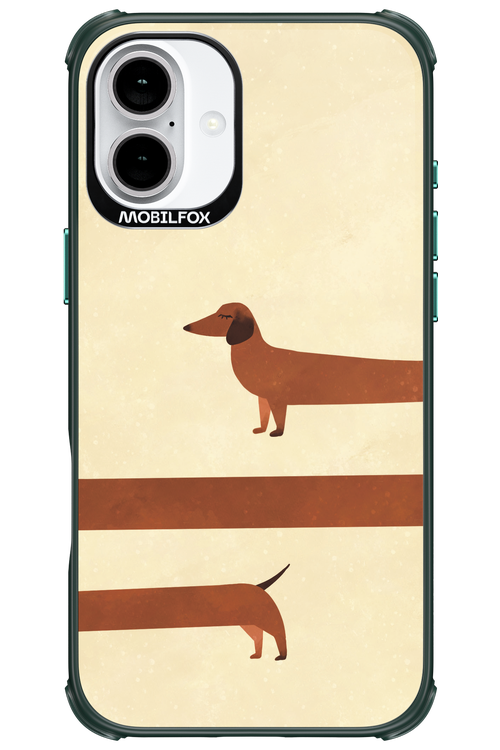 Stretchy Dog - Apple iPhone 16 Plus