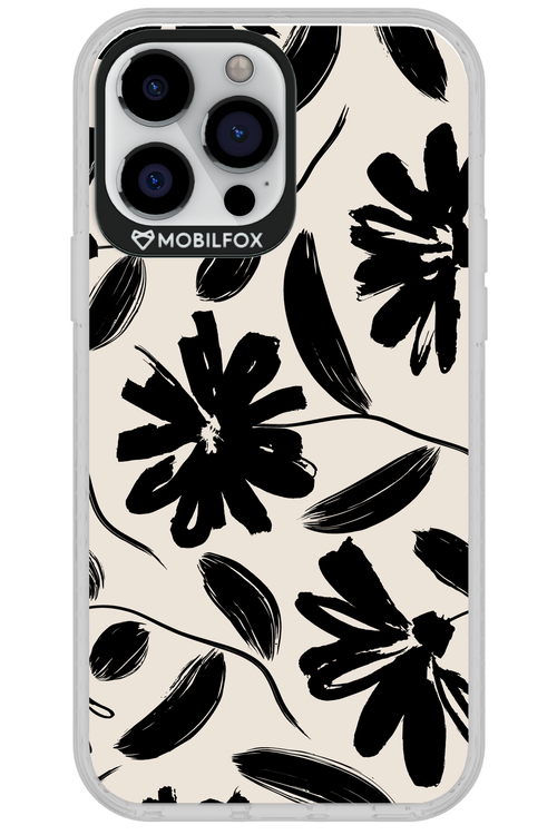 Monochrome Flowerss 2.0 - Apple iPhone 13 Pro Max
