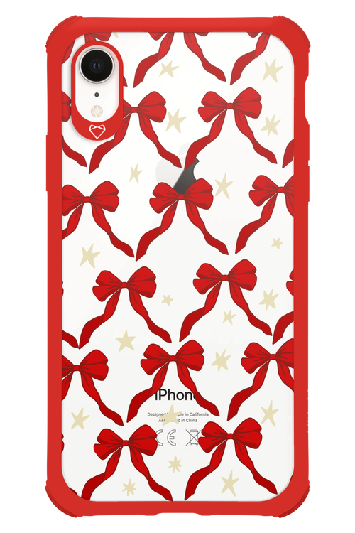 Bow & Stars (Transparent) - Apple iPhone XR