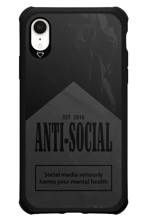ANTI-SOCIAL (BLVCK) 2.0 - Apple iPhone XR