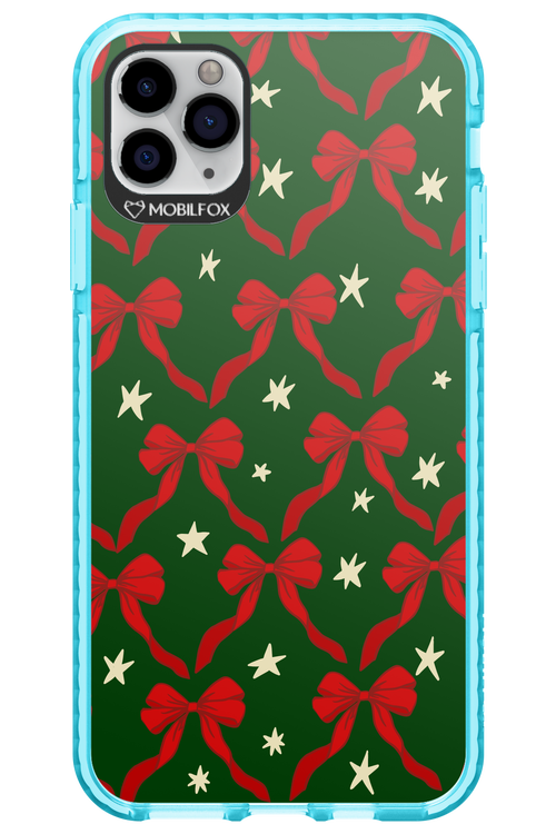 Bow & Stars (Green) - Apple iPhone 11 Pro Max