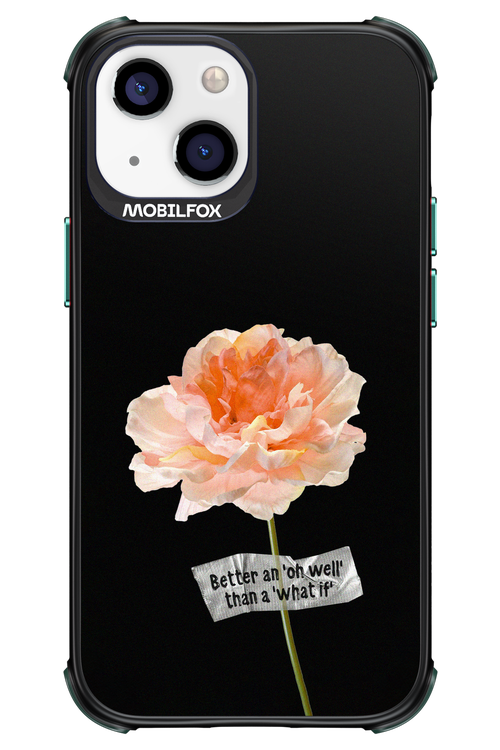 Flower Black - Apple iPhone 13 Mini