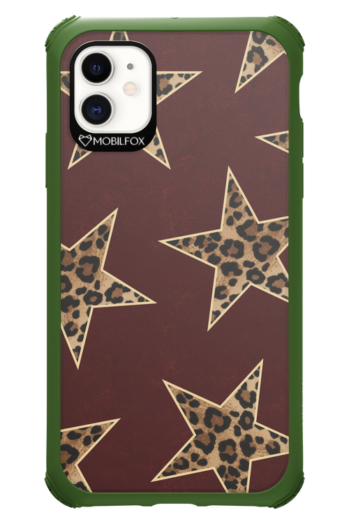 Wild Stars Burgundy - Apple iPhone 11
