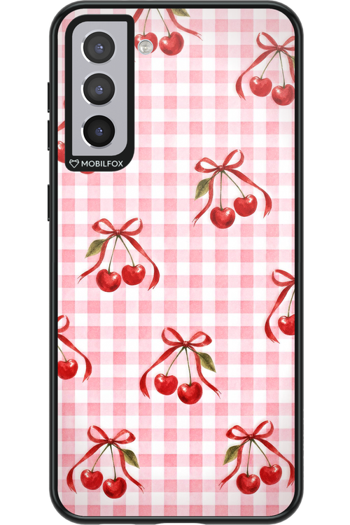 Pink Cherry Checked 2.0 - Samsung Galaxy S21+