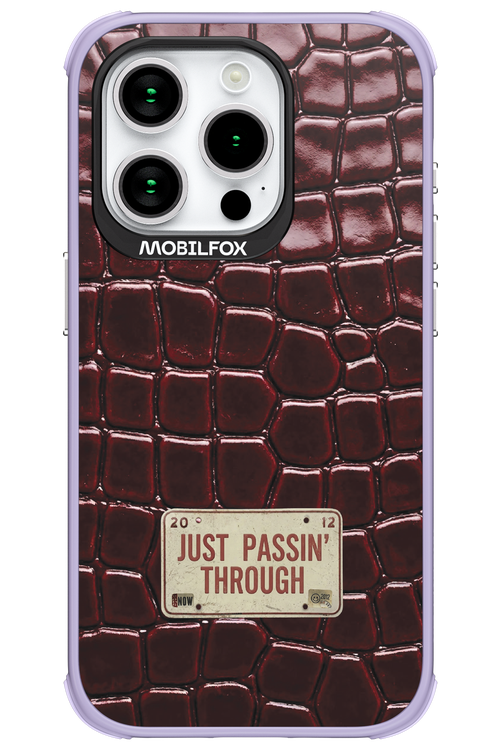 Just passin through 2.0 - Apple iPhone 15 Pro