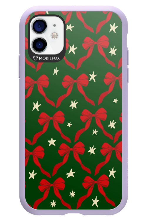 Bow & Stars (Green) - Apple iPhone 11