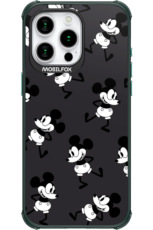 Iconic Mouse (antracite pattern) - Apple iPhone 15 Pro Max