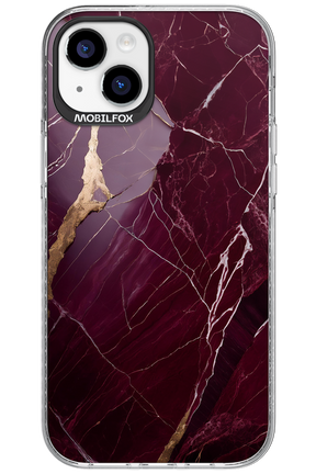 Burgundy Marble - Apple iPhone 15 Plus