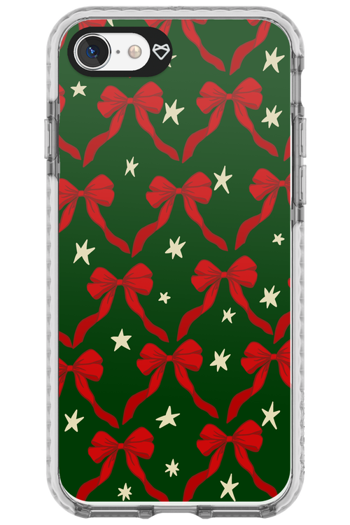 Bow & Stars (Green) - Apple iPhone SE 2022