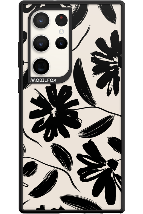 Monochrome Flowerss 2.0 - Samsung Galaxy S23 Ultra