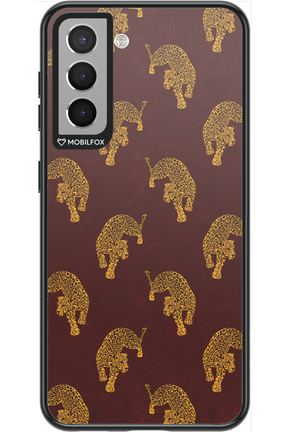 Burgundy Leopard Pattern - Samsung Galaxy S21