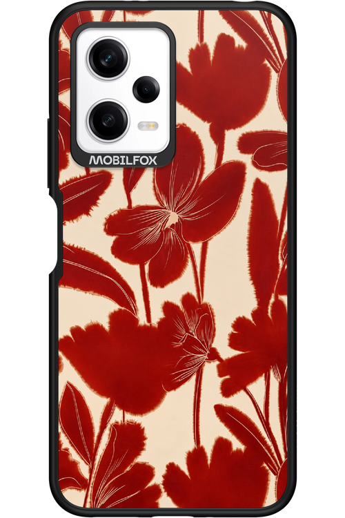 Burgundy Flowers 2.0 - Xiaomi Redmi Note 12 5G