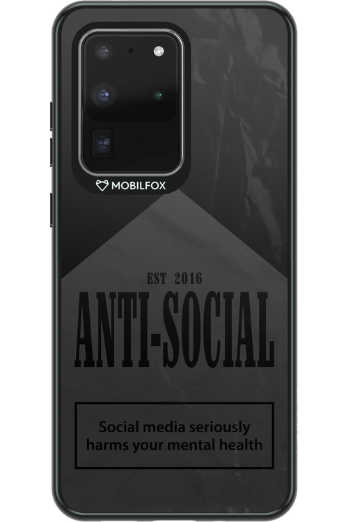 ANTI-SOCIAL (BLVCK) 2.0 - Samsung Galaxy S20 Ultra 5G