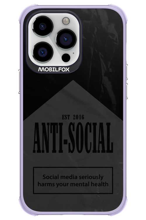 ANTI-SOCIAL (BLVCK) 2.0 - Apple iPhone 13 Pro