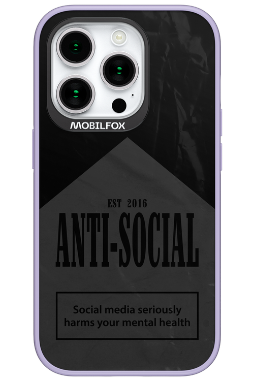 ANTI-SOCIAL (BLVCK) 2.0 - Apple iPhone 15 Pro