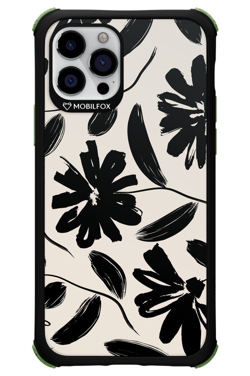 Monochrome Flowerss - Apple iPhone 12 Pro