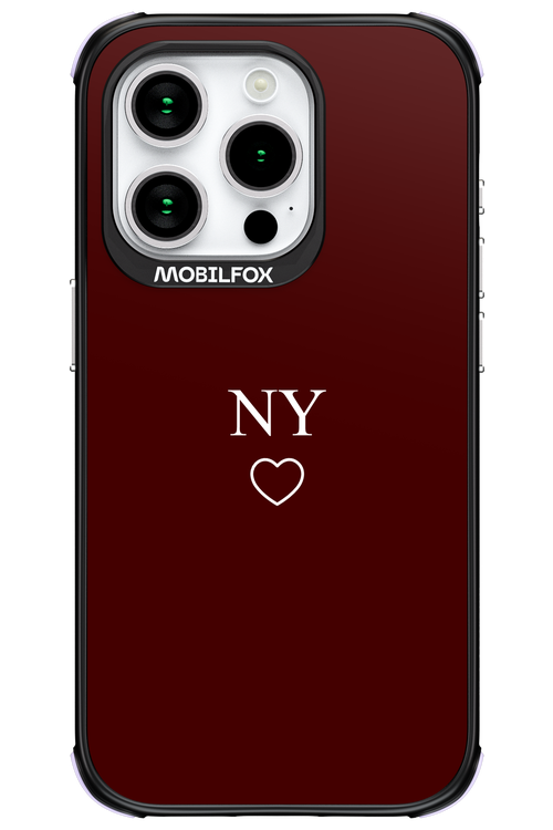 NY Burgundia 2.0 - Apple iPhone 15 Pro