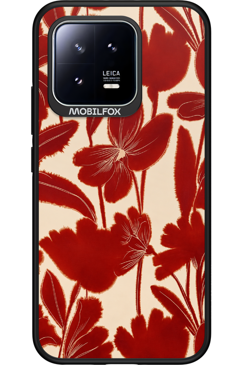 Burgundy Flowers 2.0 - Xiaomi 13