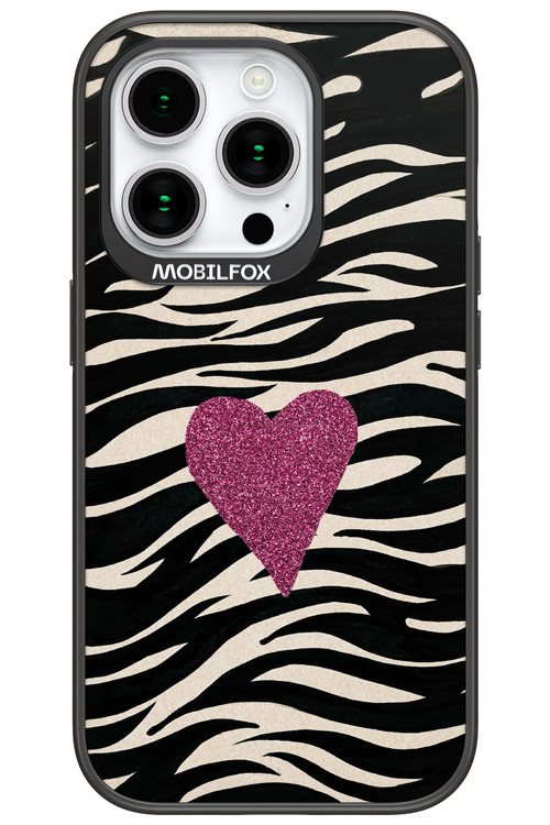 Zebra Heart 2.0 - Apple iPhone 15 Pro