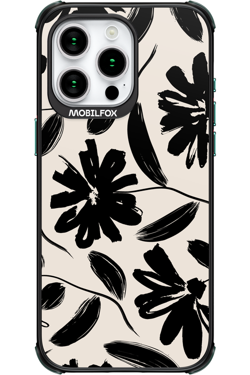 Monochrome Flowerss 2.0 - Apple iPhone 15 Pro Max