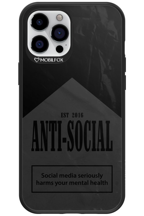 ANTI-SOCIAL (BLVCK) 2.0 - Apple iPhone 12 Pro Max