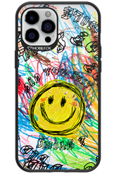 Crayon Smiley Colorful - Apple iPhone 12 Pro Max