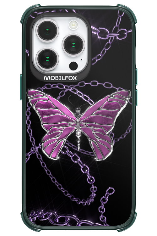 Butterfly Necklace - Apple iPhone 14 Pro