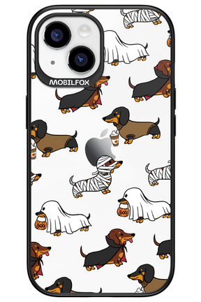 Scary Dachshund (Transparent) - Apple iPhone 15