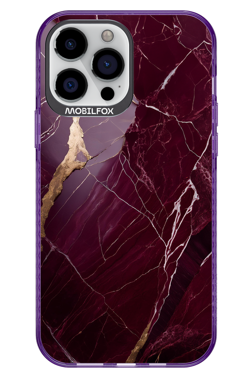 Burgundy Marble - Apple iPhone 13 Pro Max