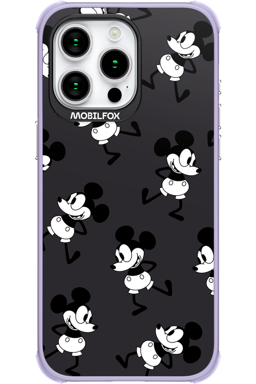 Iconic Mouse (antracite pattern) - Apple iPhone 15 Pro Max
