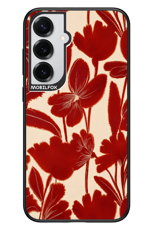 Burgundy Flowers 2.0 - Samsung S25+