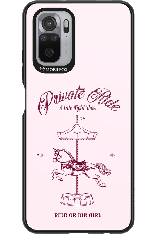 Private Ride 2.0 - Xiaomi Redmi Note 10