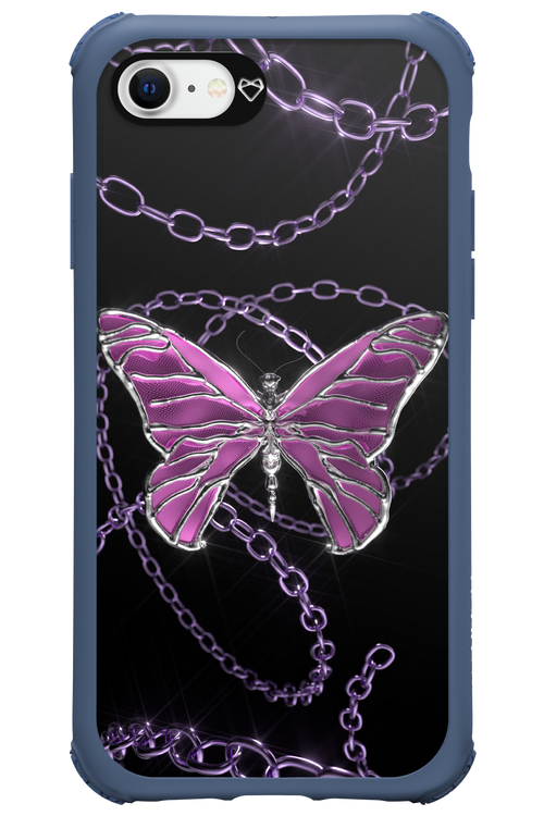 Butterfly Necklace - Apple iPhone SE 2022