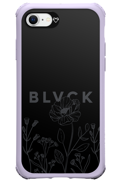 Black Flowers - Apple iPhone SE 2022