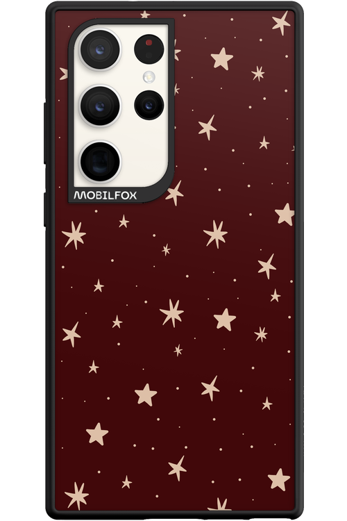 Burgundy Stars - Samsung Galaxy S23 Ultra