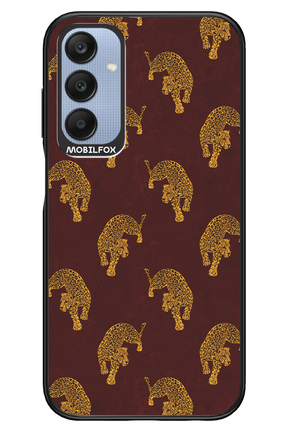 Burgundy Leopard Pattern - Samsung A25