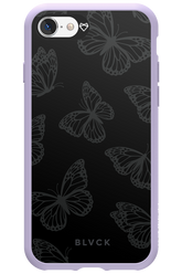 Black Butterflies - Apple iPhone 8