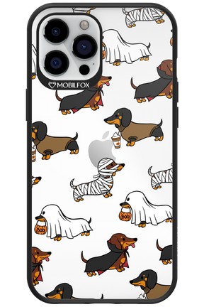 Scary Dachshund (Transparent) - Apple iPhone 12 Pro Max