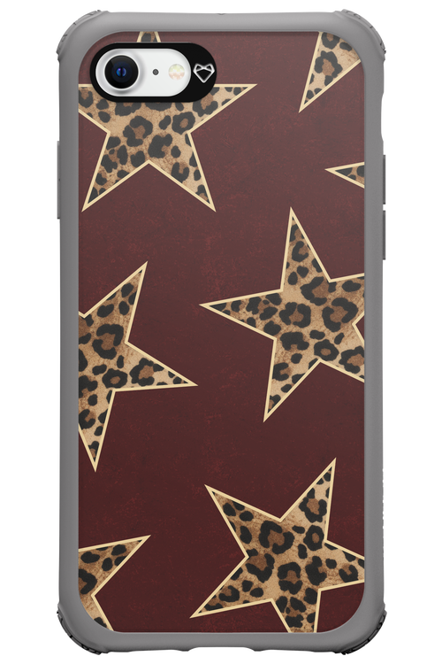 Wild Stars Burgundy - Apple iPhone SE 2020