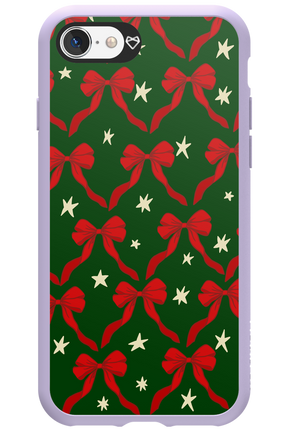 Bow & Stars (Green) - Apple iPhone 8