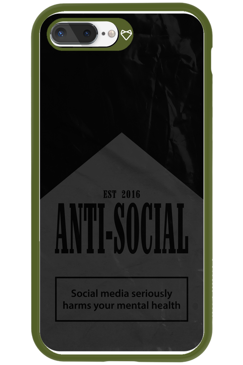ANTI-SOCIAL (BLVCK) 2.0 - Apple iPhone 8 Plus