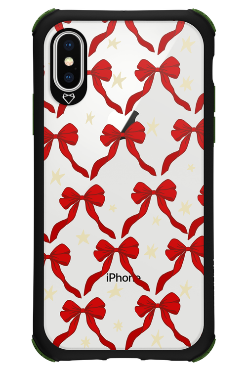 Bow & Stars (Transparent) - Apple iPhone XS