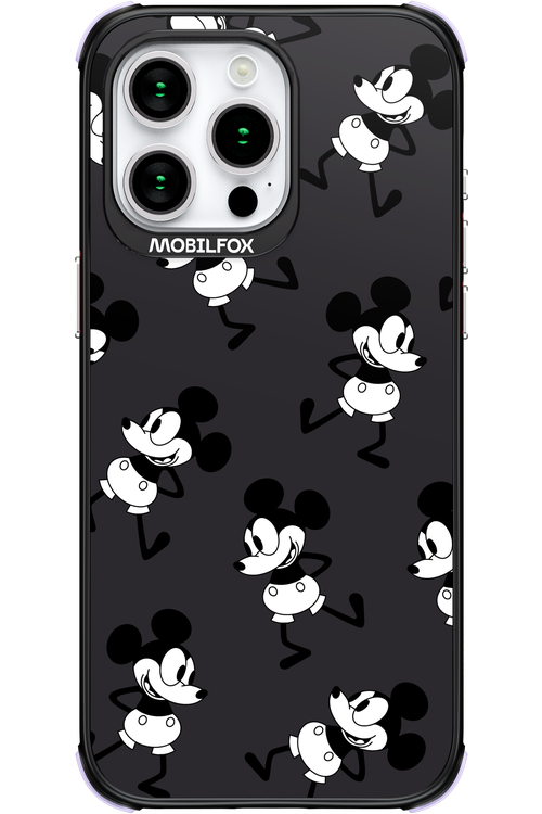 Iconic Mouse (antracite pattern) - Apple iPhone 15 Pro Max