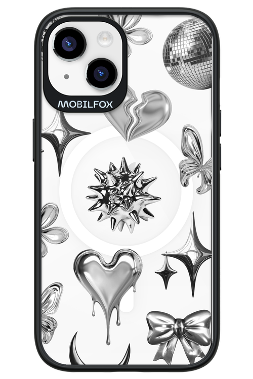 Silver Zone Transparent - Apple iPhone 14
