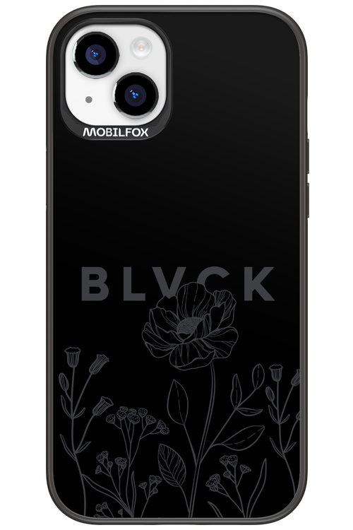 Black Flowers - Apple iPhone 15 Plus