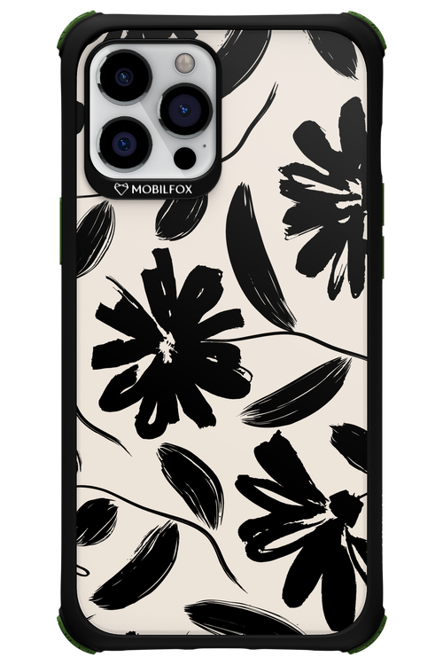 Monochrome Flowerss - Apple iPhone 12 Pro Max