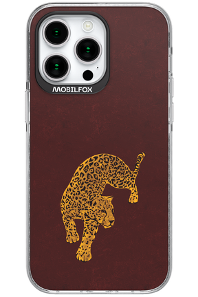 Burgundy Leopard - Apple iPhone 15 Pro Max