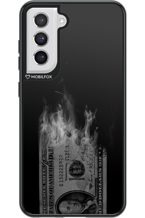 Money Burn B&W - Samsung Galaxy S21 FE